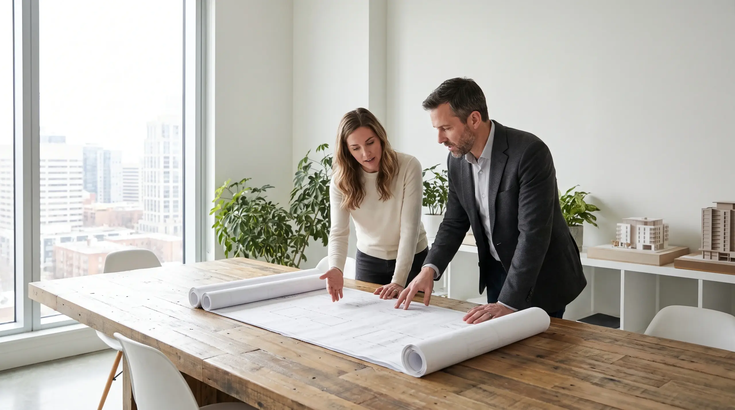 Bauunternehmen finden – Architekt und Bauherr bei der Bauplanung